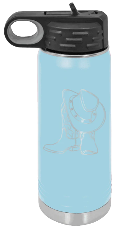 Cowboy Boots & Hat - 20oz Mug Laser Engraved - Image 6