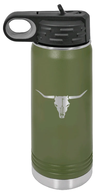 Cow Skull- 20oz Mug Laser Engraved - Image 10