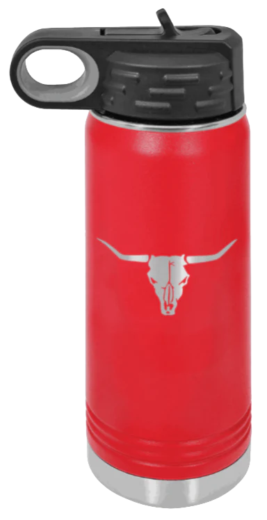 Cow Skull- 20oz Mug Laser Engraved - Image 14