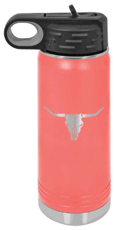 Cow Skull- 20oz Mug Laser Engraved - Image 3