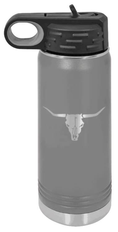 Cow Skull- 20oz Mug Laser Engraved - Image 4