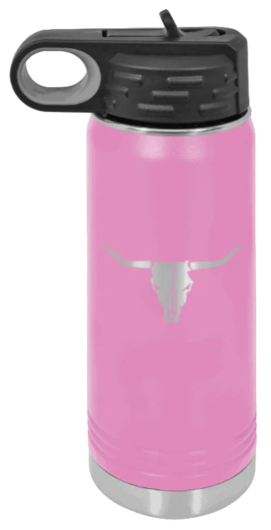 Cow Skull- 20oz Mug Laser Engraved - Image 7