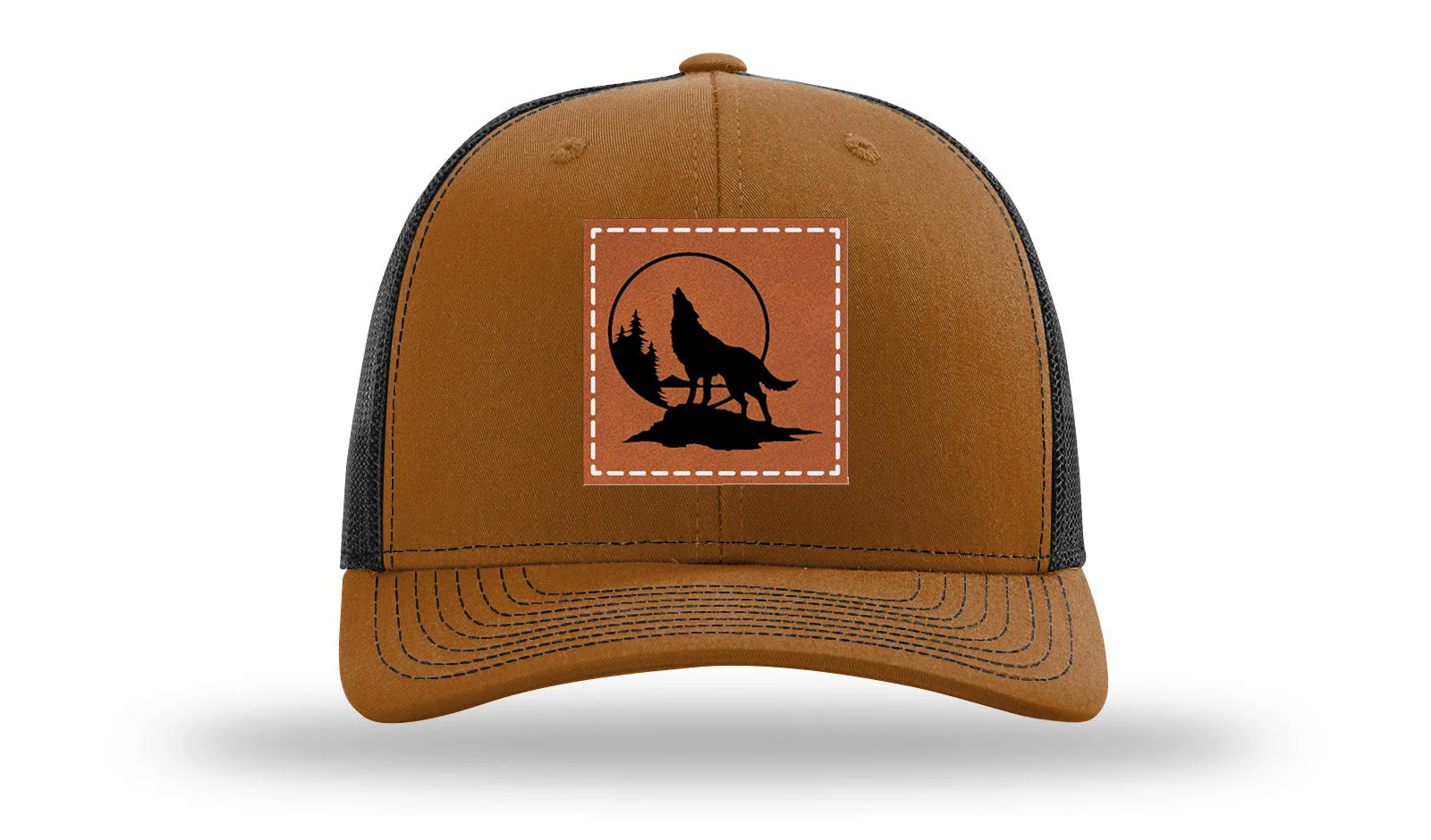 Wolf Leather Patch Richardson 112 Hat - Image 10