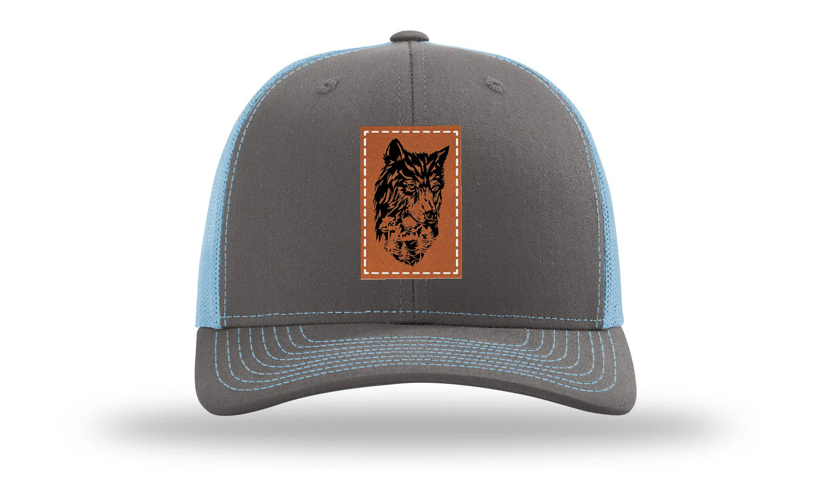 Wolf Leather Patch Richardson 112 Hat - Image 12