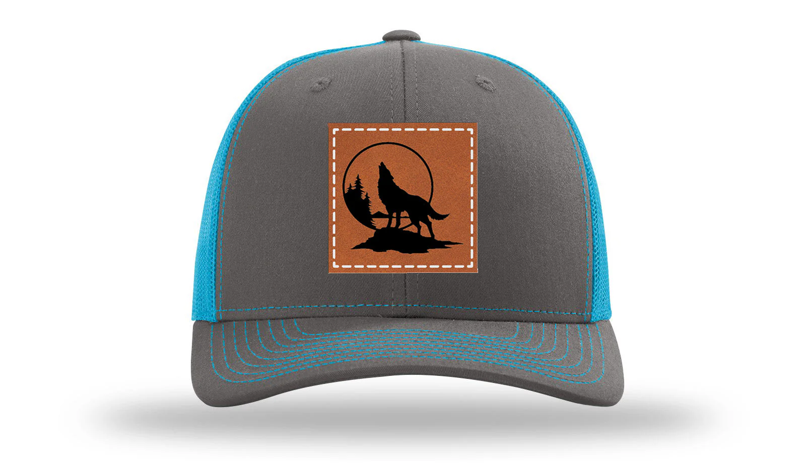 Wolf Leather Patch Richardson 112 Hat - Image 14