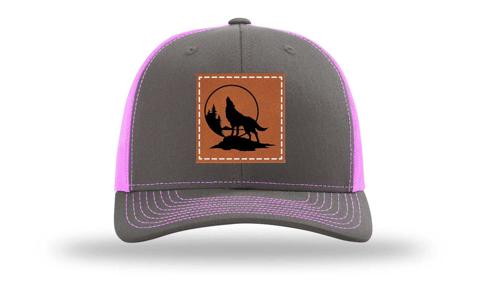 Wolf Leather Patch Richardson 112 Hat - Image 15