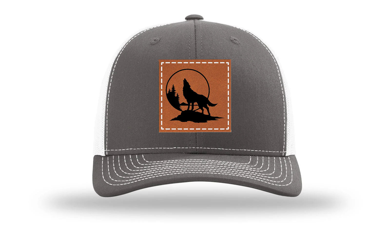 Wolf Leather Patch Richardson 112 Hat - Image 16