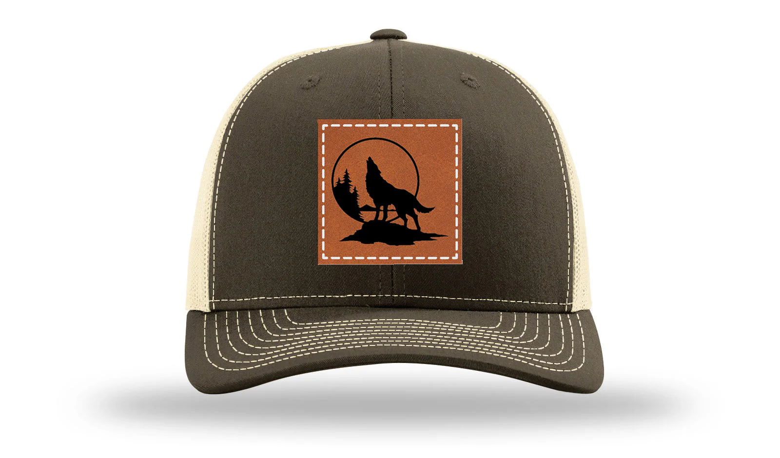 Wolf Leather Patch Richardson 112 Hat - Image 17