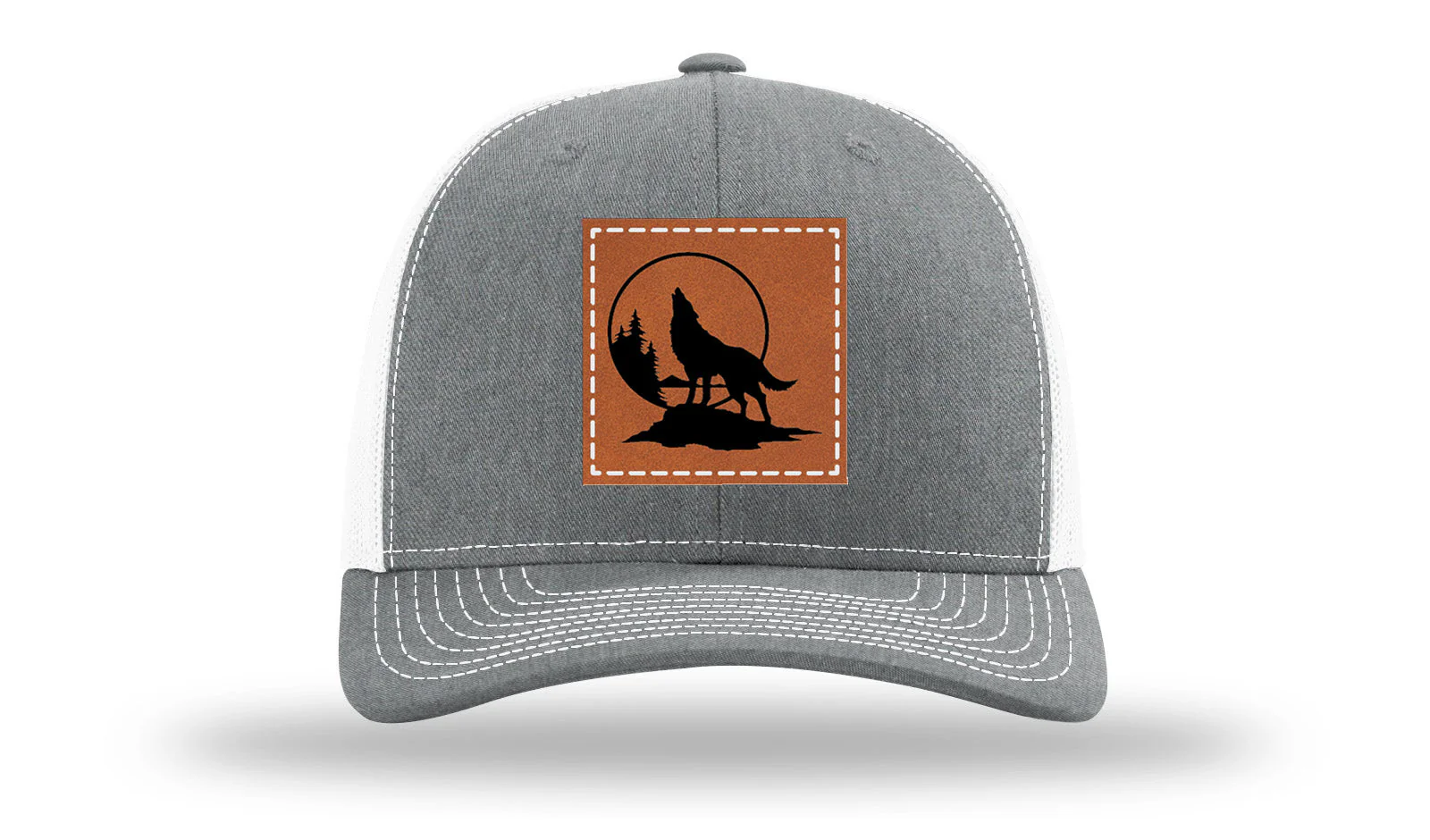 Wolf Leather Patch Richardson 112 Hat - Image 21