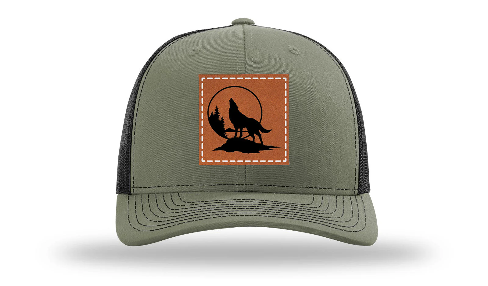 Wolf Leather Patch Richardson 112 Hat - Image 25