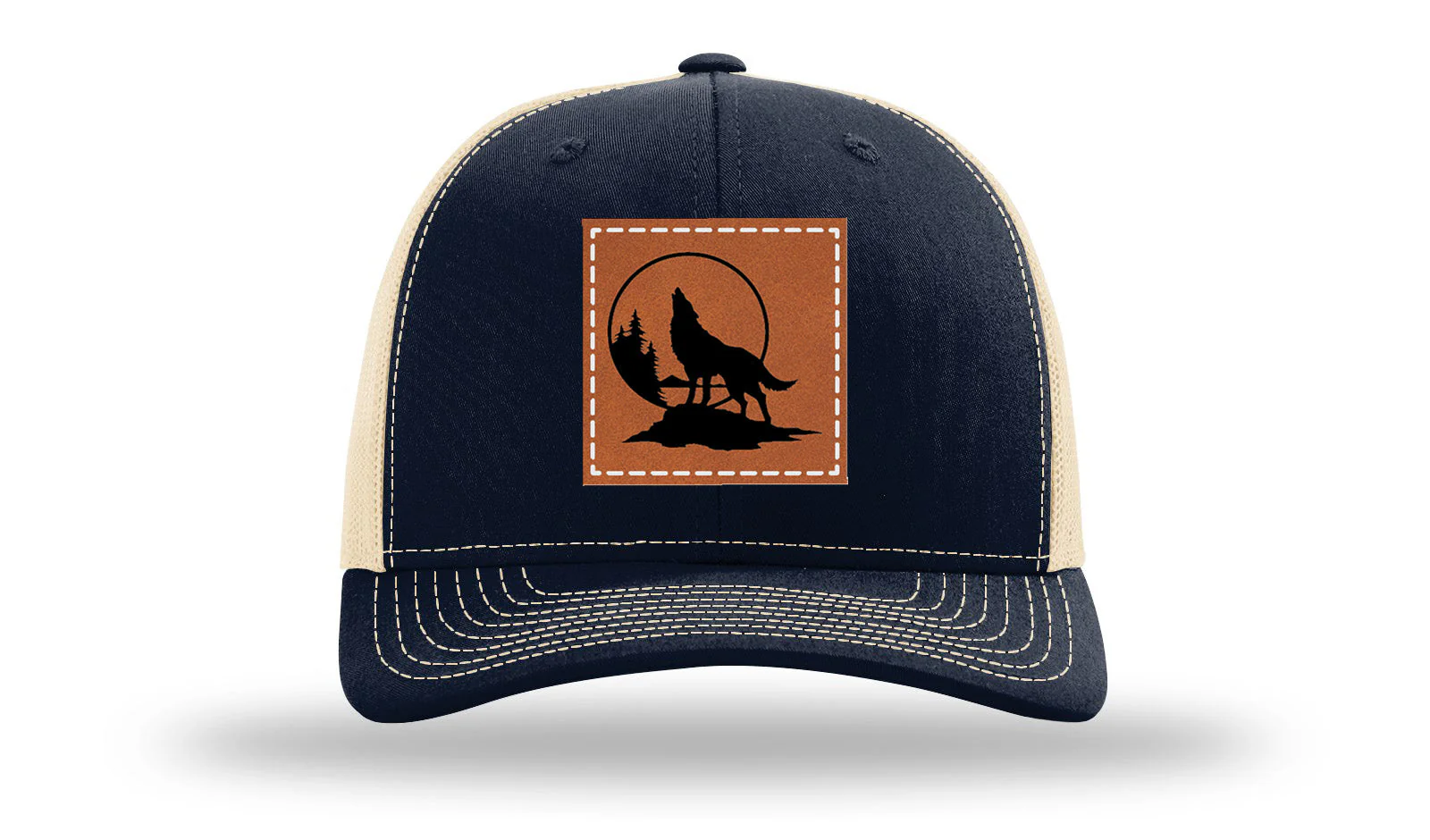 Wolf Leather Patch Richardson 112 Hat - Image 28