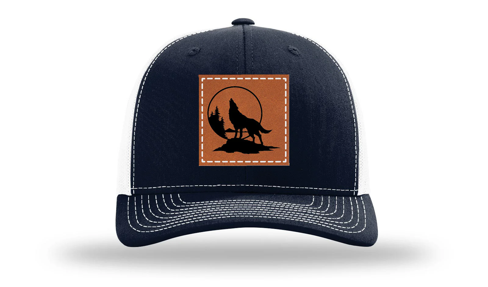 Wolf Leather Patch Richardson 112 Hat - Image 29