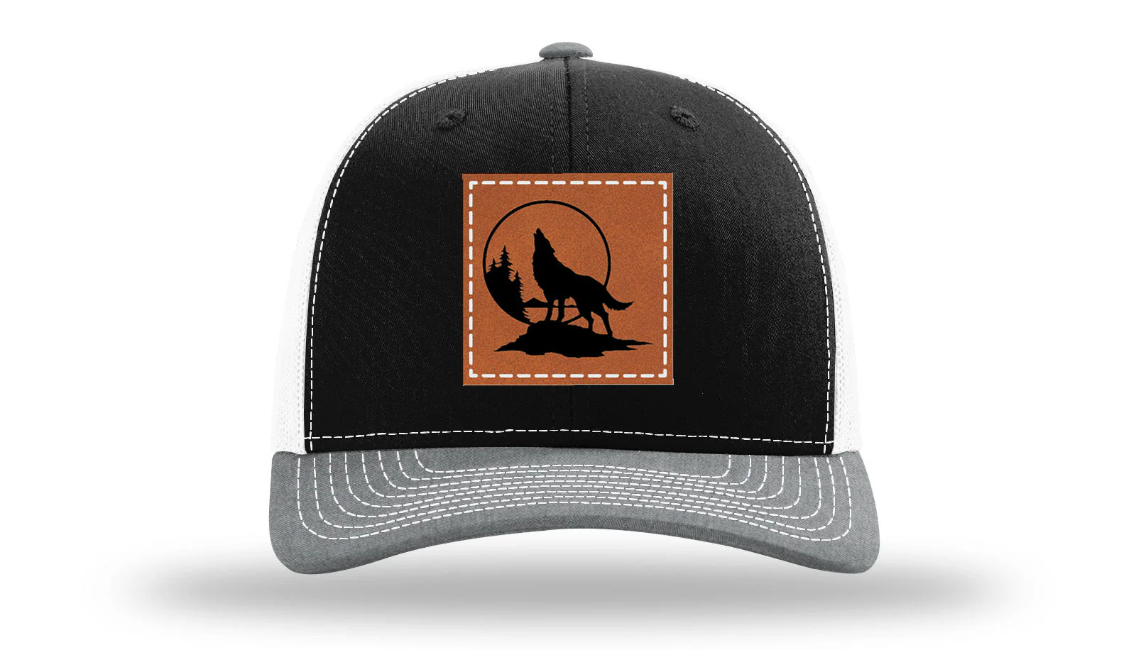 Wolf Leather Patch Richardson 112 Hat - Image 33