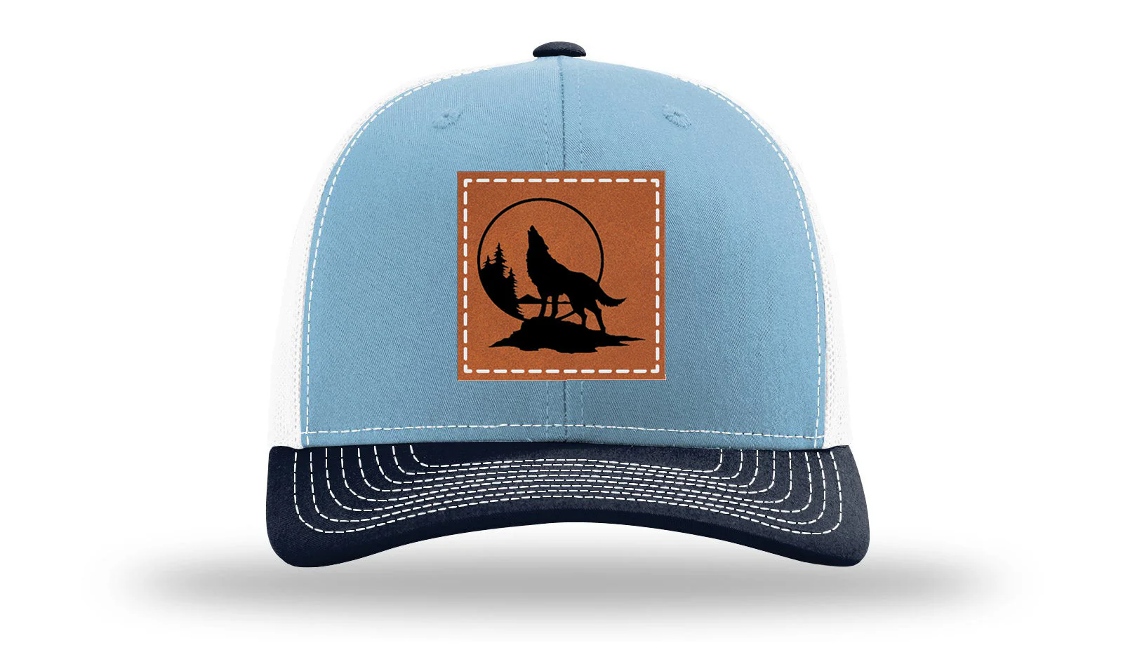 Wolf Leather Patch Richardson 112 Hat - Image 34