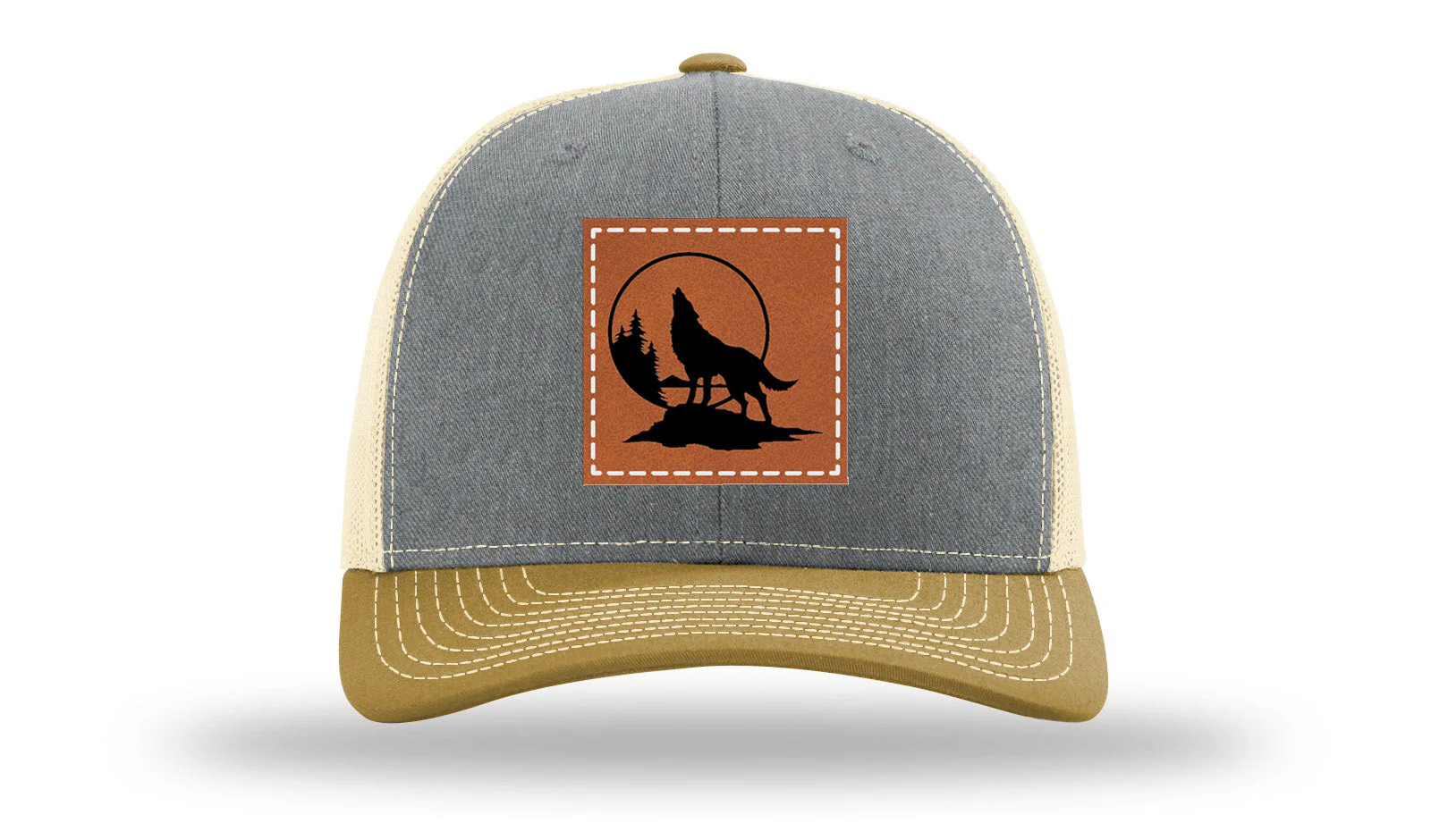 Wolf Leather Patch Richardson 112 Hat - Image 37