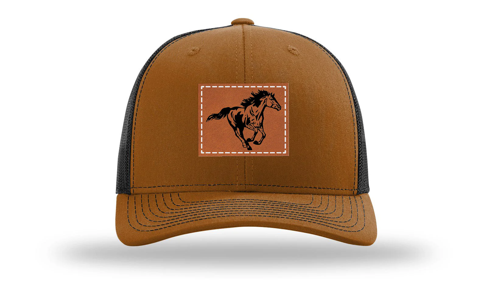 Horse 3 Leather Patch Richardson 112 Hat - Image 10