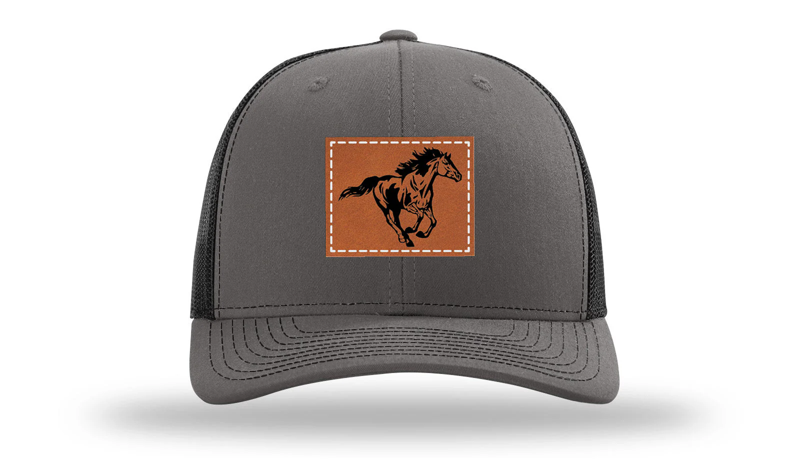 Horse 3 Leather Patch Richardson 112 Hat - Image 11
