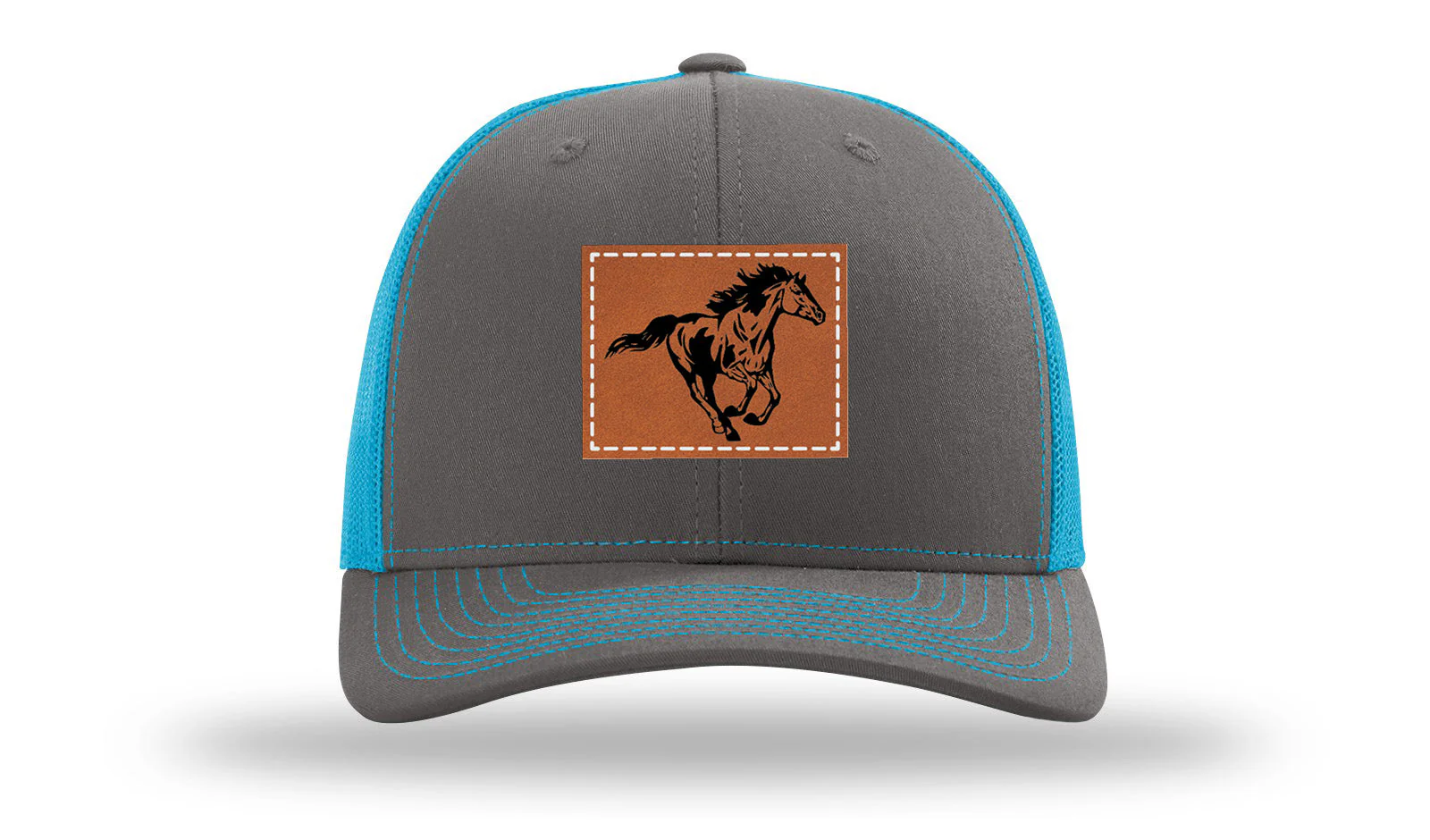 Horse 3 Leather Patch Richardson 112 Hat - Image 14