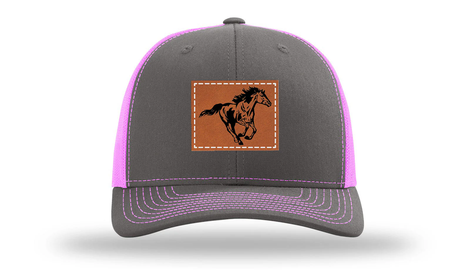 Horse 3 Leather Patch Richardson 112 Hat - Image 15