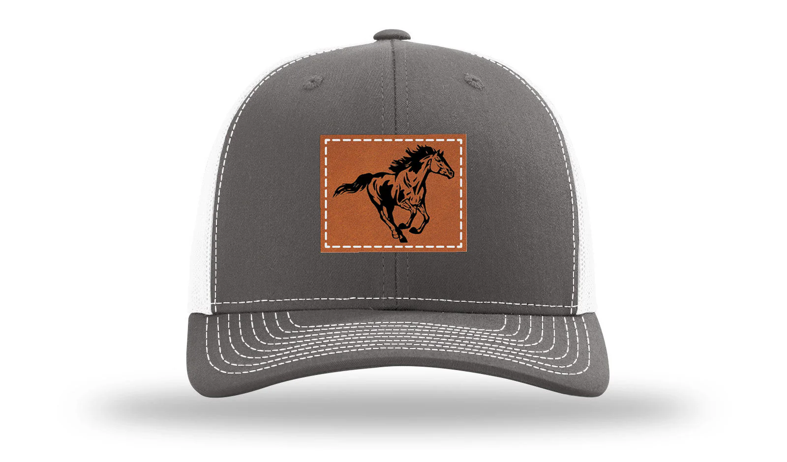 Horse 3 Leather Patch Richardson 112 Hat - Image 16