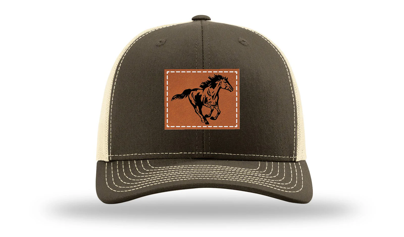 Horse 3 Leather Patch Richardson 112 Hat - Image 17