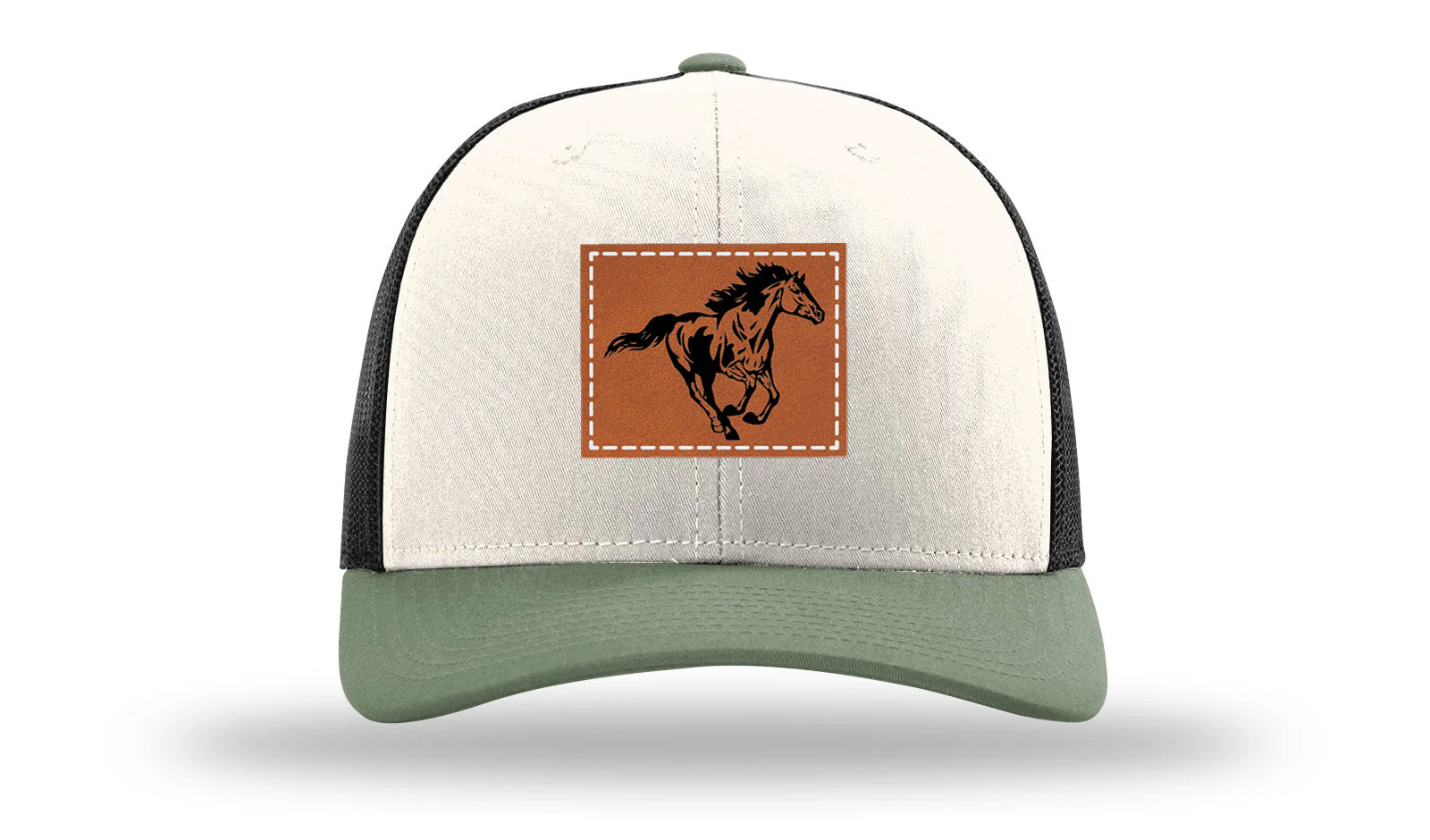 Horse 3 Leather Patch Richardson 112 Hat - Image 35