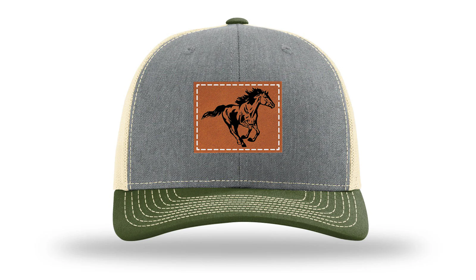 Horse 3 Leather Patch Richardson 112 Hat - Image 38