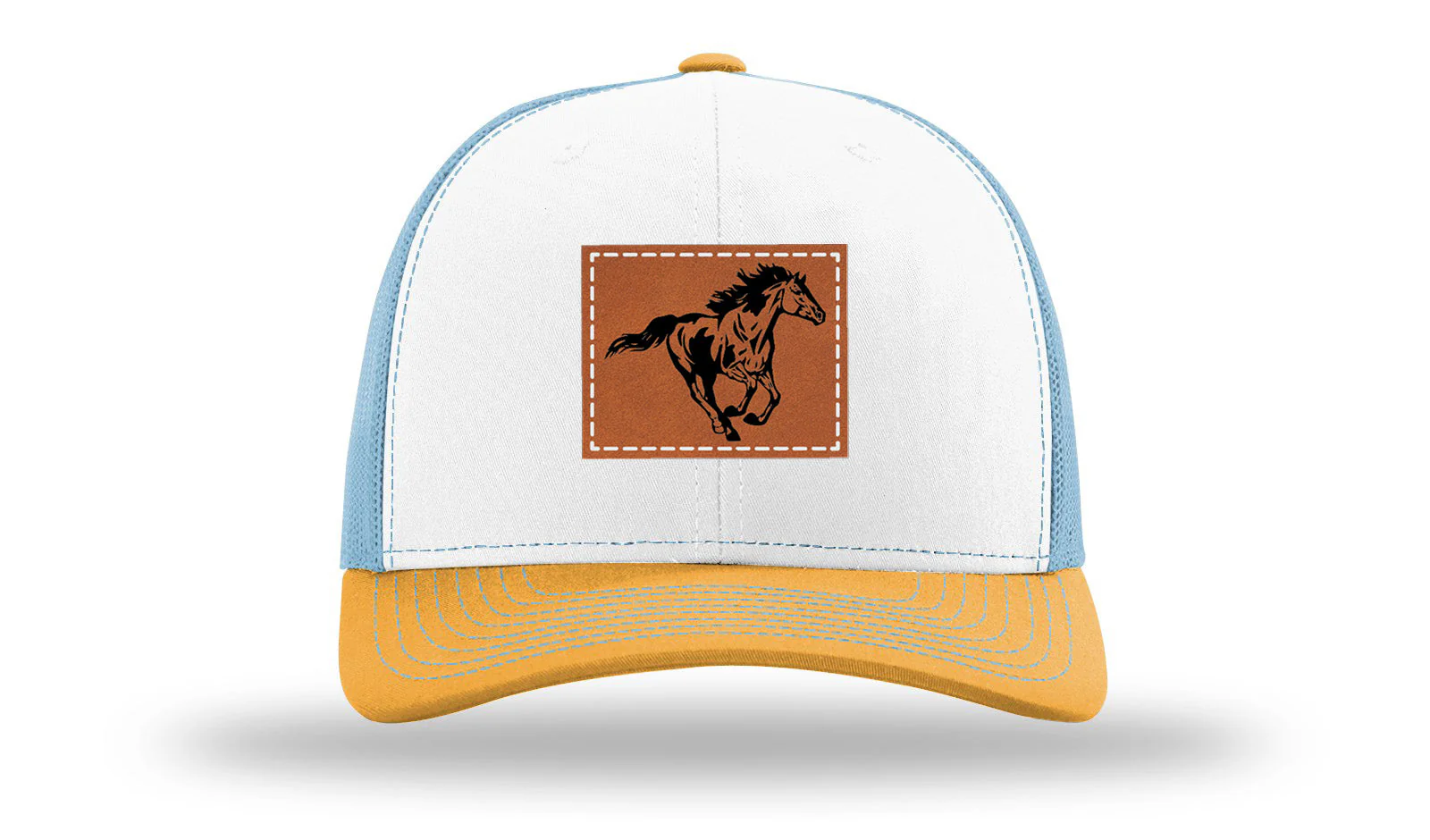 Horse 3 Leather Patch Richardson 112 Hat - Image 43