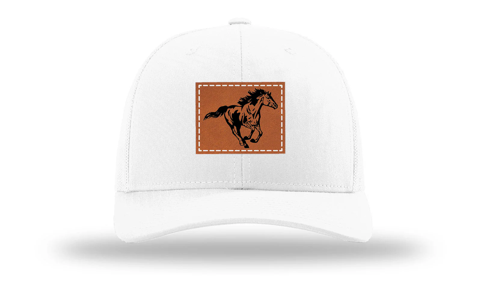 Horse 3 Leather Patch Richardson 112 Hat - Image 5