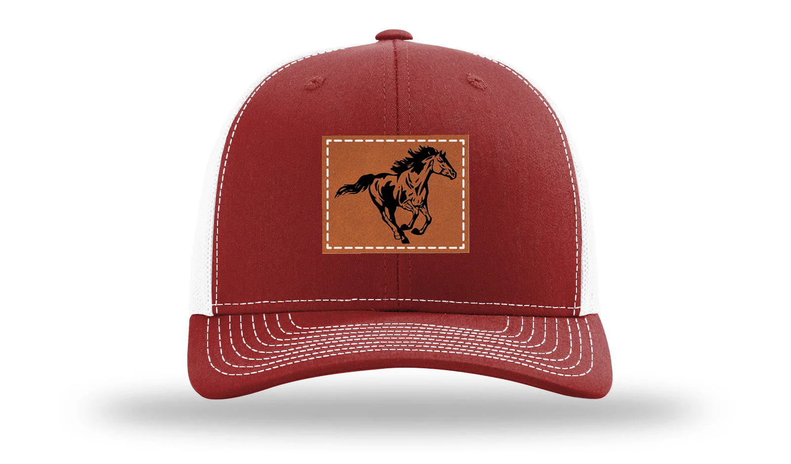 Horse 3 Leather Patch Richardson 112 Hat - Image 9
