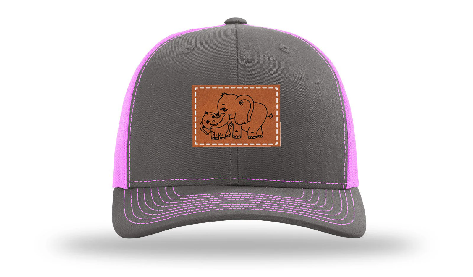 Elephants Leather Patch Richardson 112 Hat - Image 15