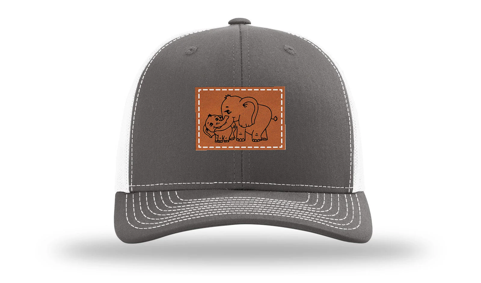 Elephants Leather Patch Richardson 112 Hat - Image 16