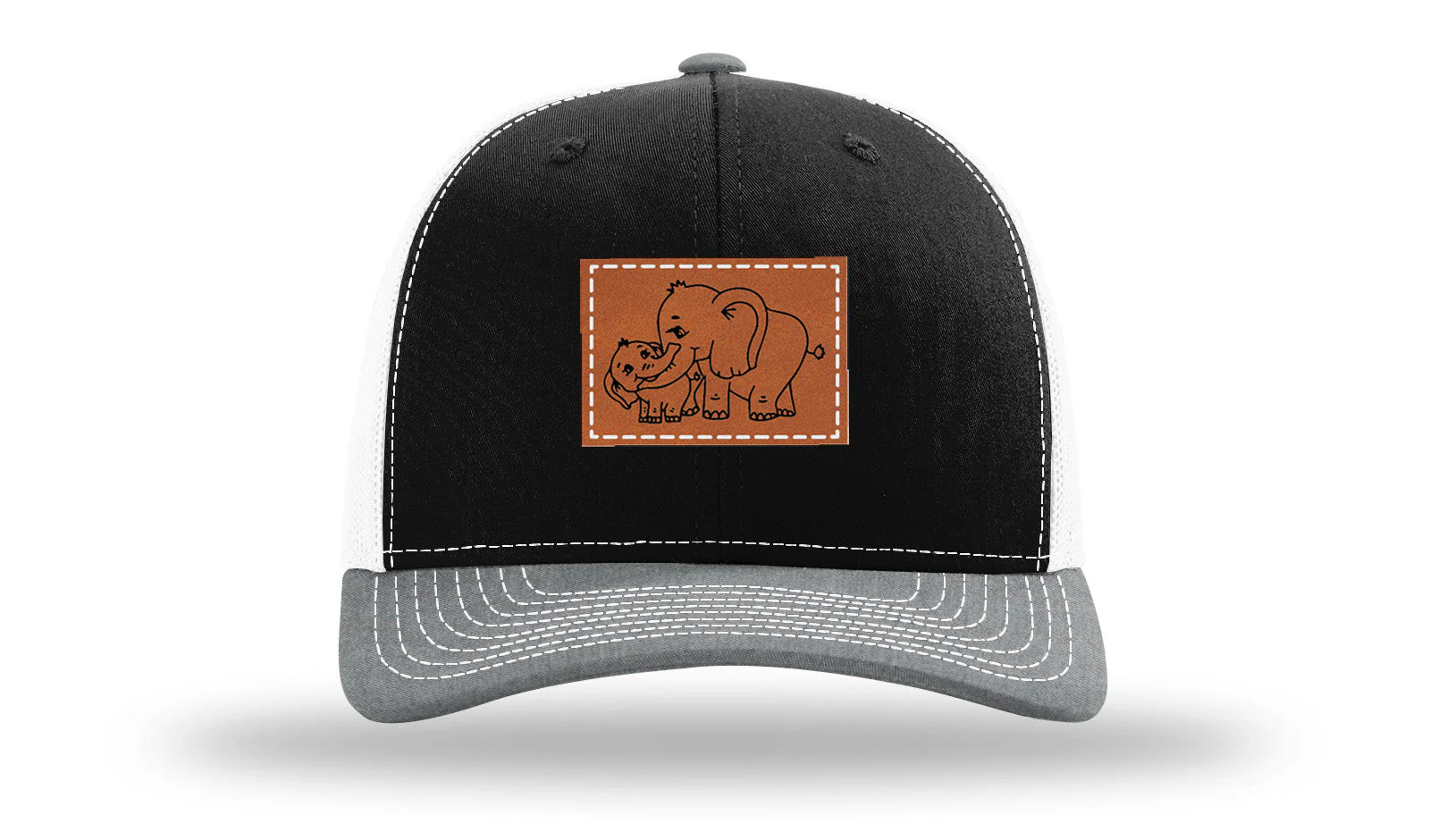 Elephants Leather Patch Richardson 112 Hat - Image 32