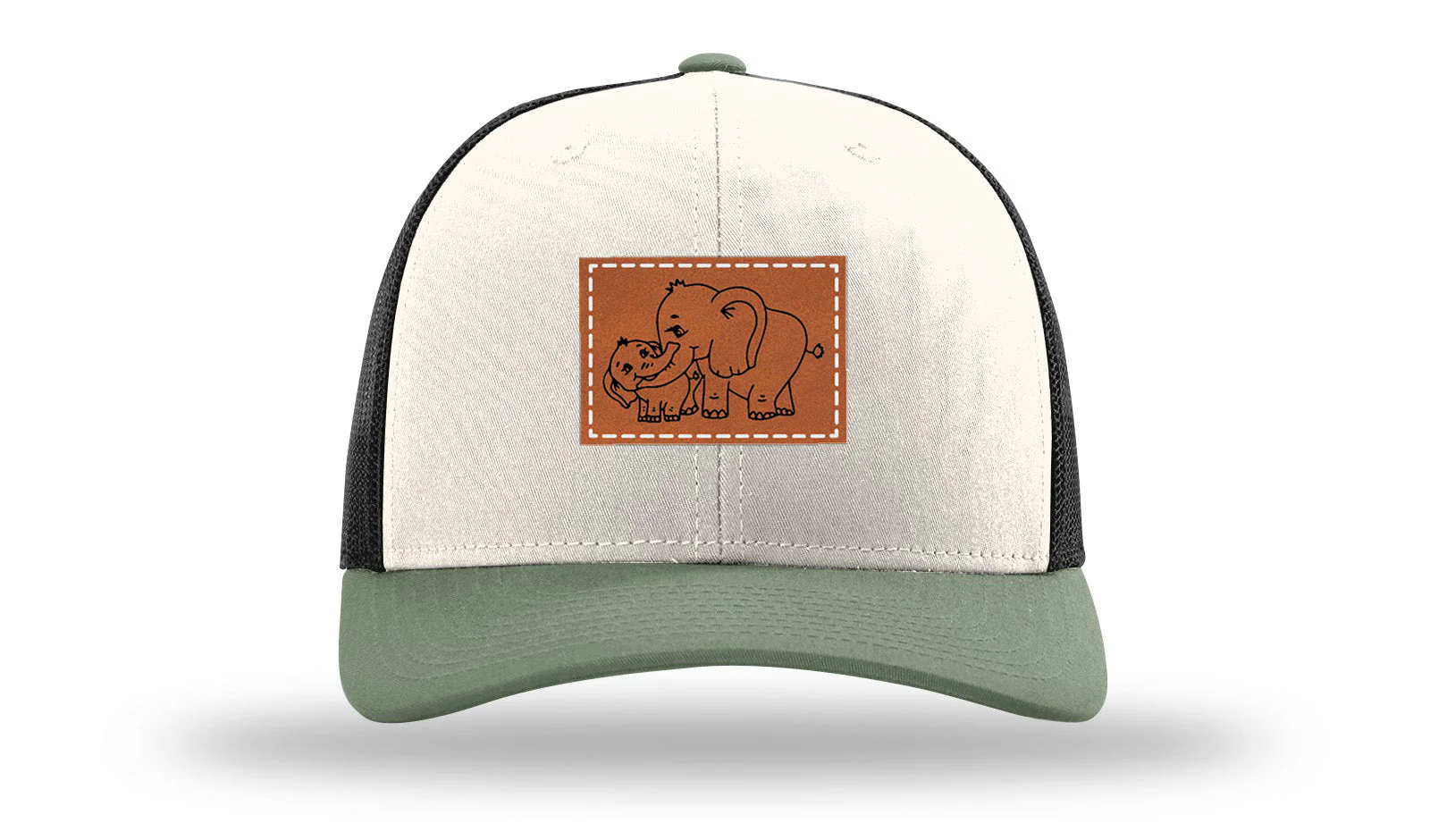 Elephants Leather Patch Richardson 112 Hat - Image 34