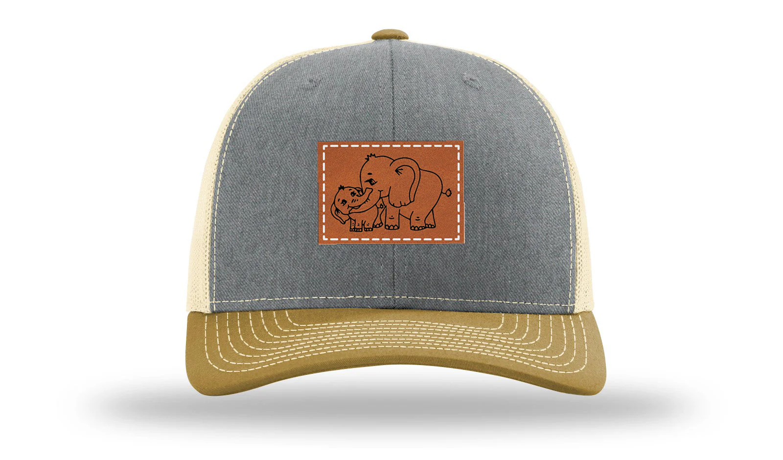 Elephants Leather Patch Richardson 112 Hat - Image 36