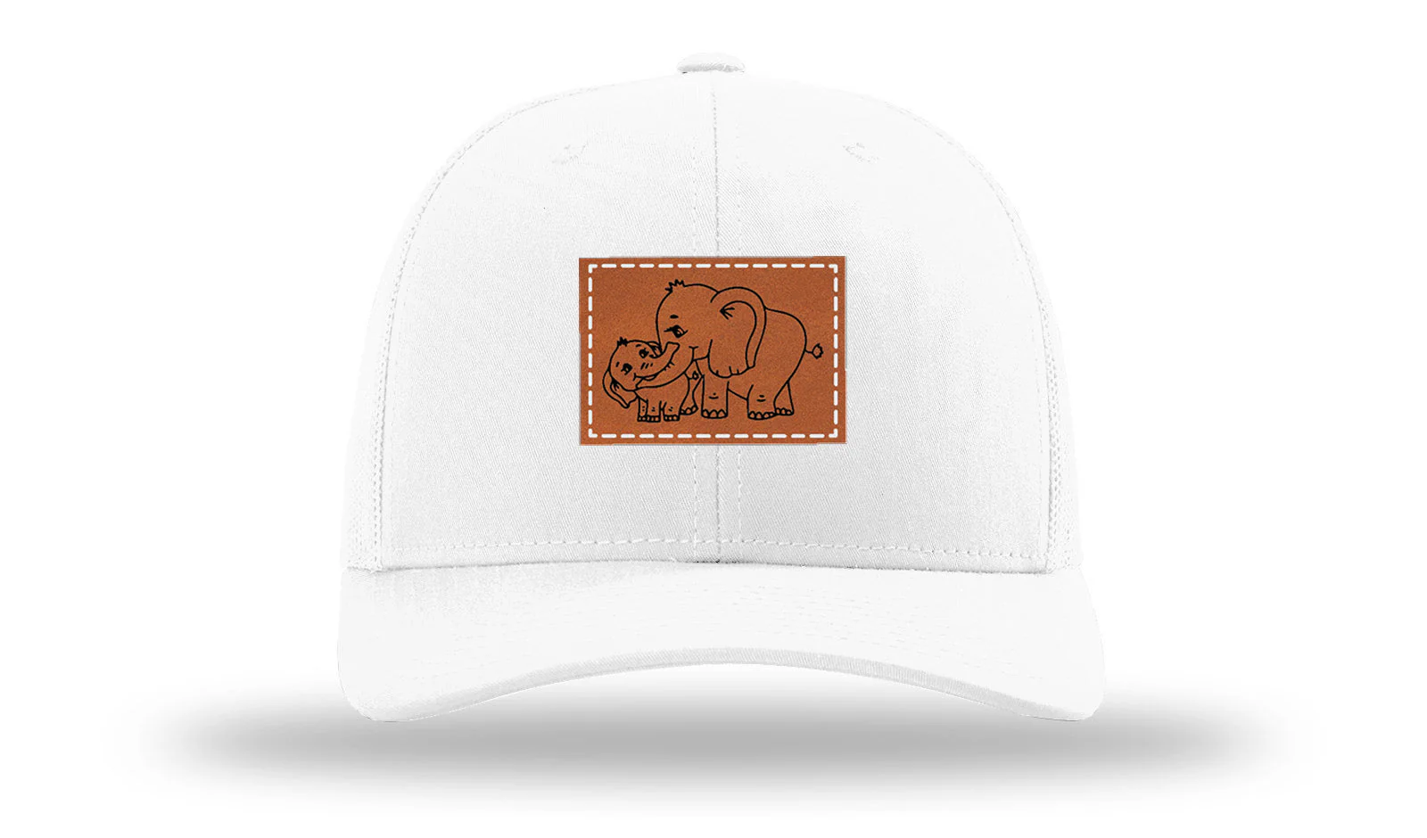 Elephants Leather Patch Richardson 112 Hat - Image 5