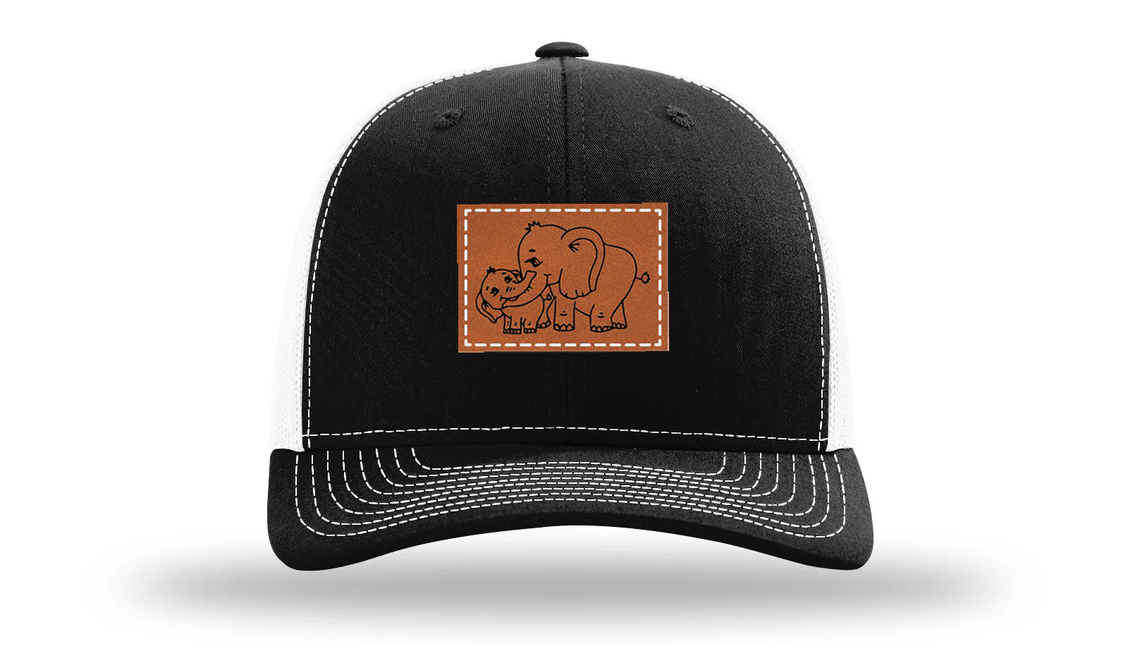 Elephants Leather Patch Richardson 112 Hat - Image 7