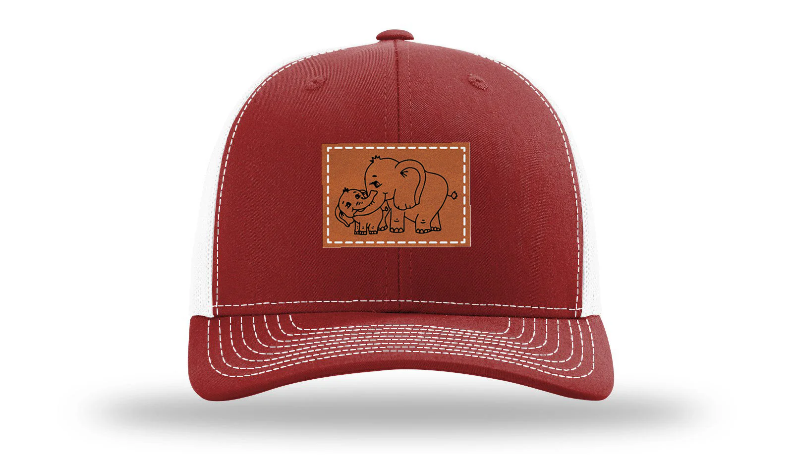 Elephants Leather Patch Richardson 112 Hat - Image 9