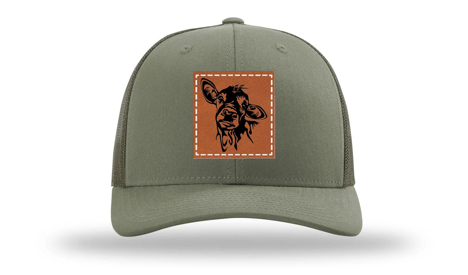 Cow Leather Patch Richardson 112 Hat - Image 3