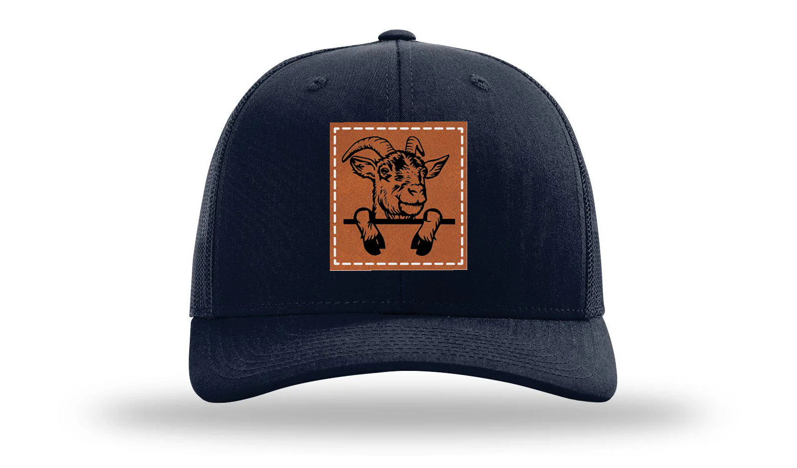 Goat Leather Patch Richardson 112 Hat - Image 4