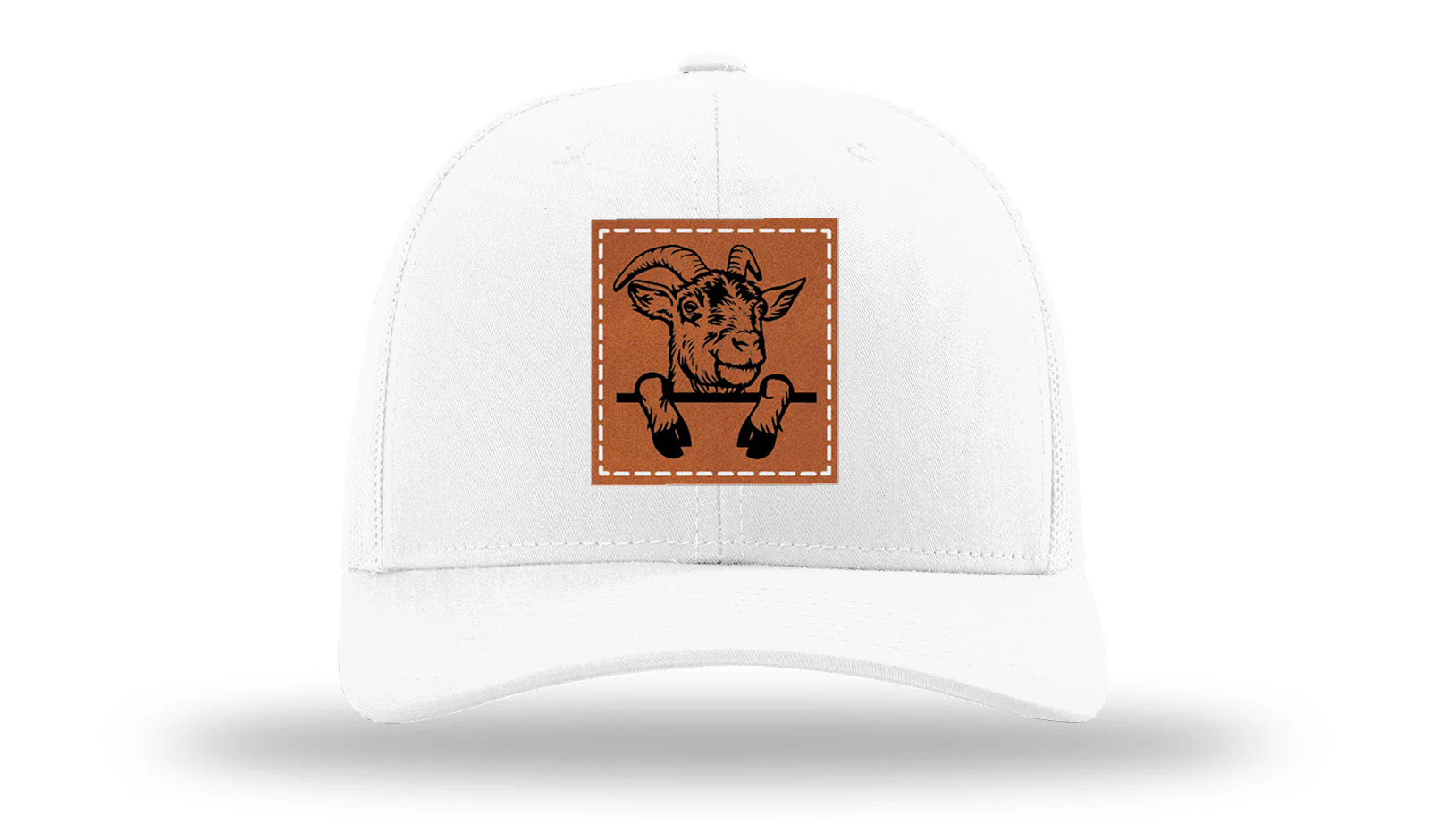 Goat Leather Patch Richardson 112 Hat - Image 5