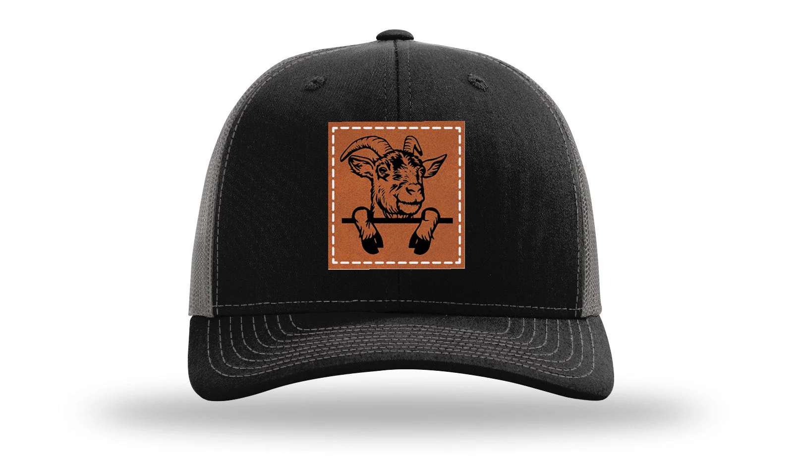 Goat Leather Patch Richardson 112 Hat - Image 6