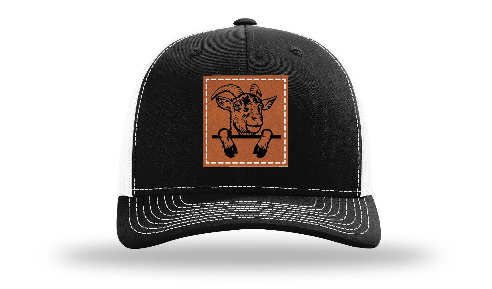 Goat Leather Patch Richardson 112 Hat - Image 7