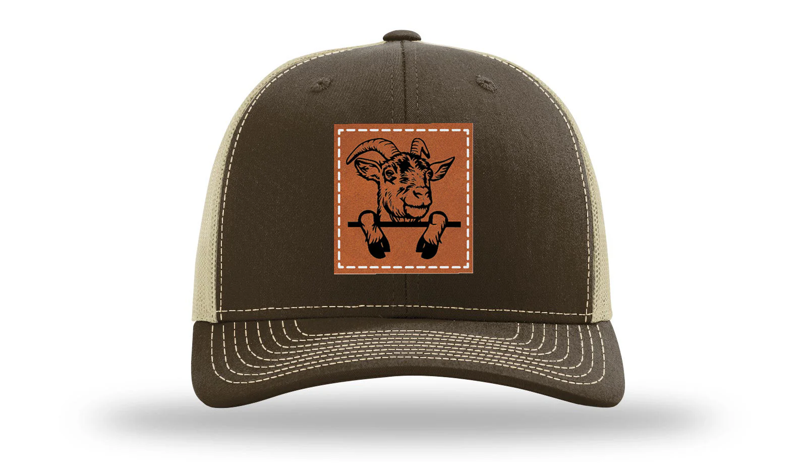Goat Leather Patch Richardson 112 Hat - Image 8