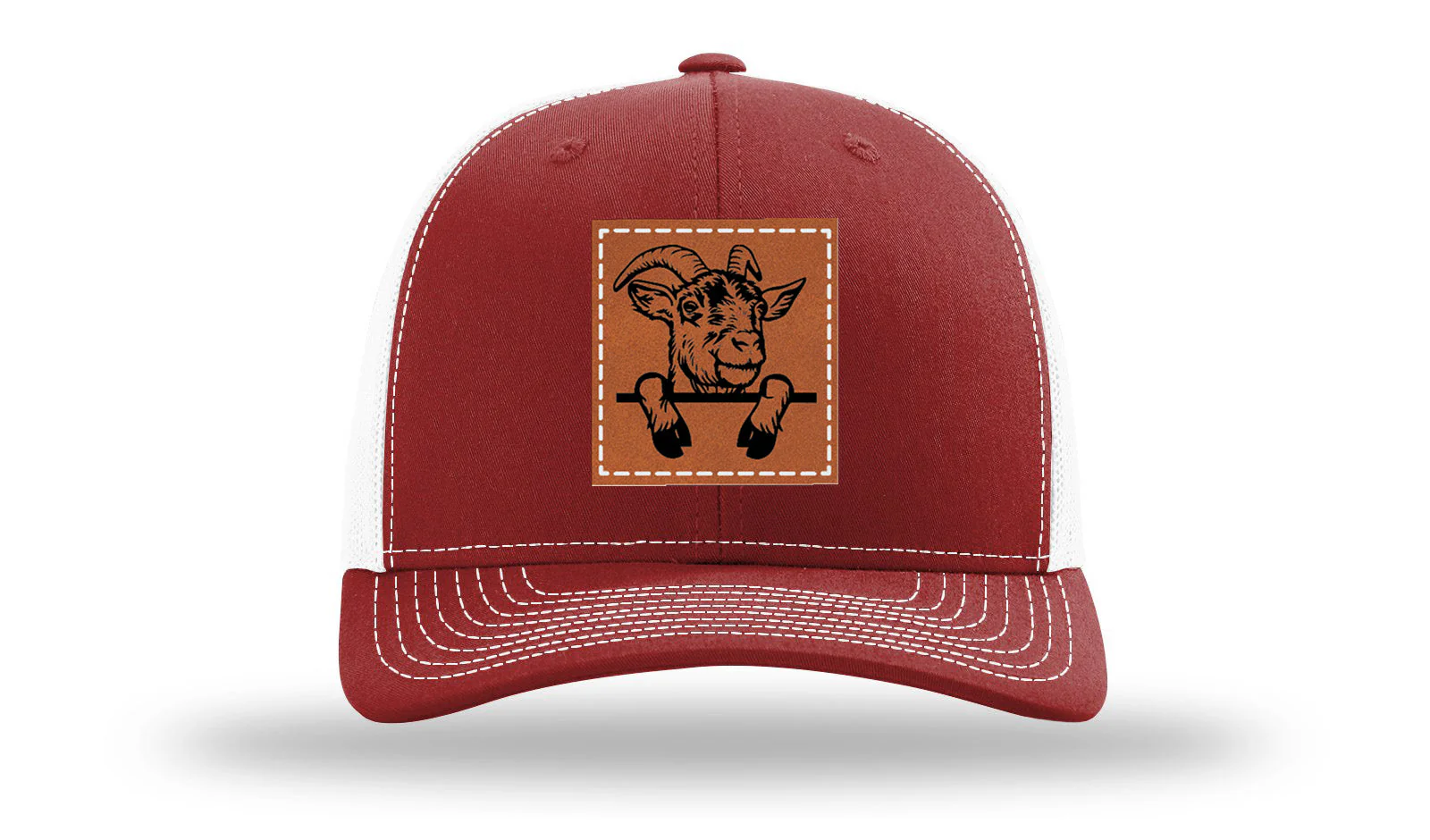 Goat Leather Patch Richardson 112 Hat - Image 9