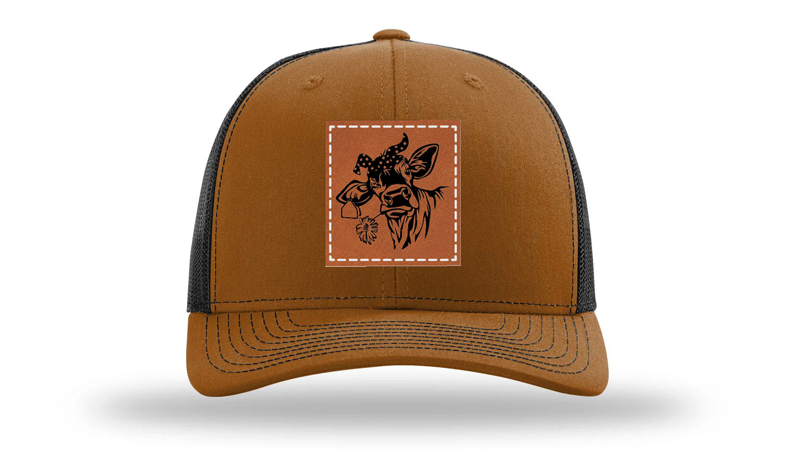 Sassy Cow with Bandana Leather Patch Richardson 112 Hat - Image 10
