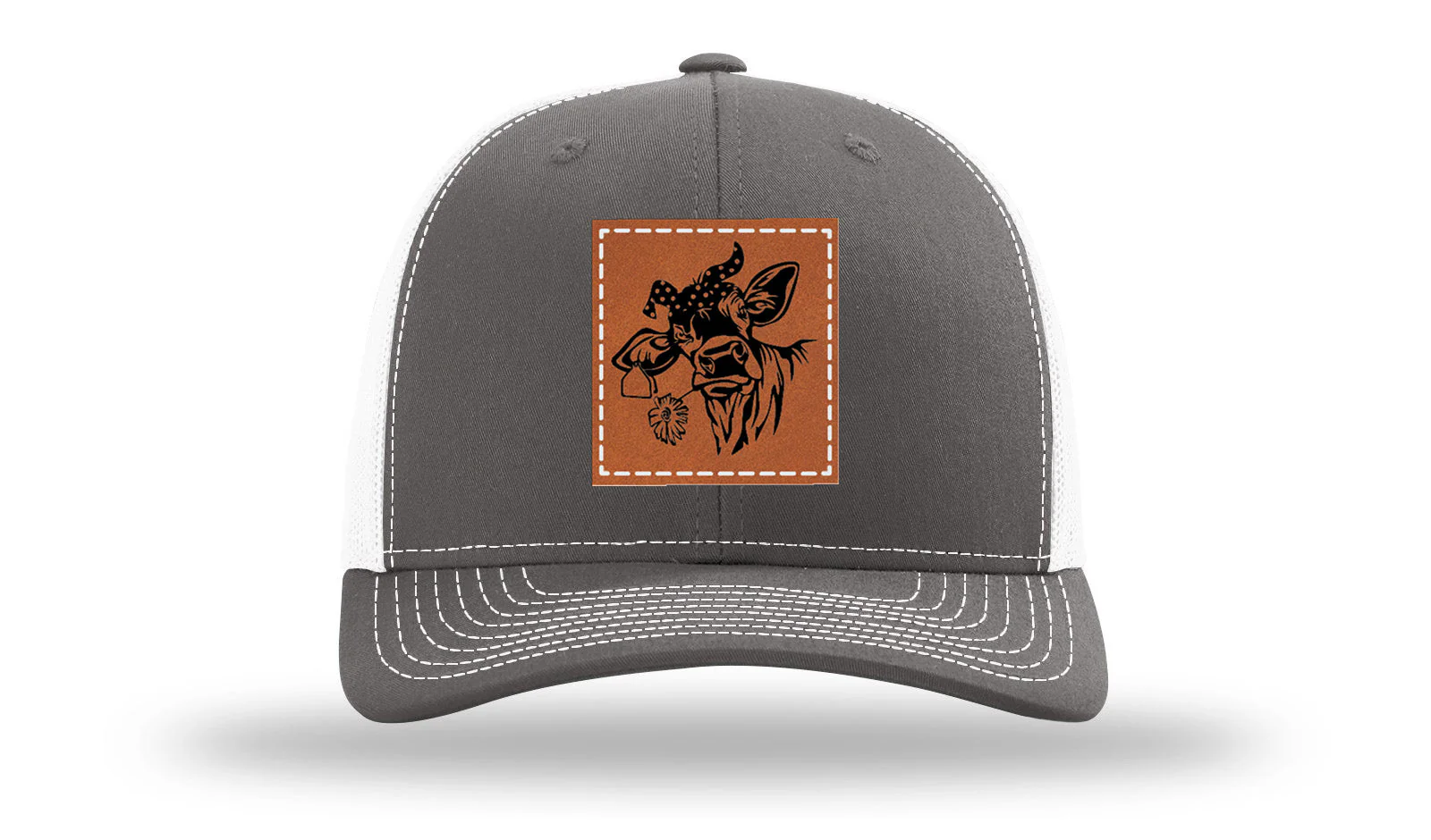 Sassy Cow with Bandana Leather Patch Richardson 112 Hat - Image 16