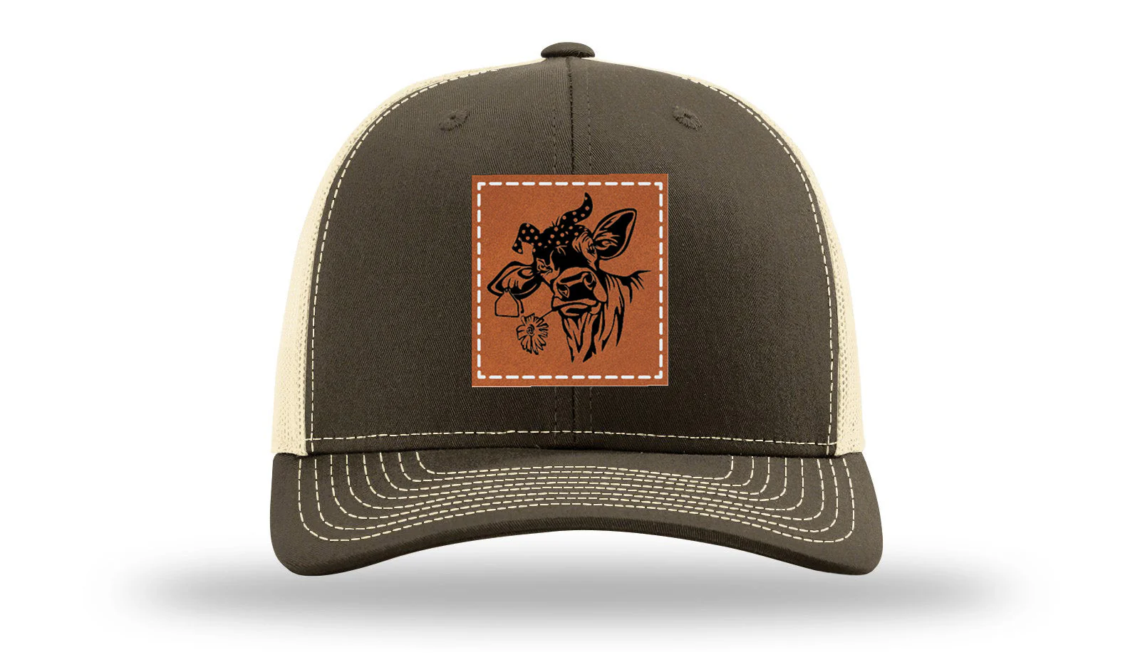 Sassy Cow with Bandana Leather Patch Richardson 112 Hat - Image 17
