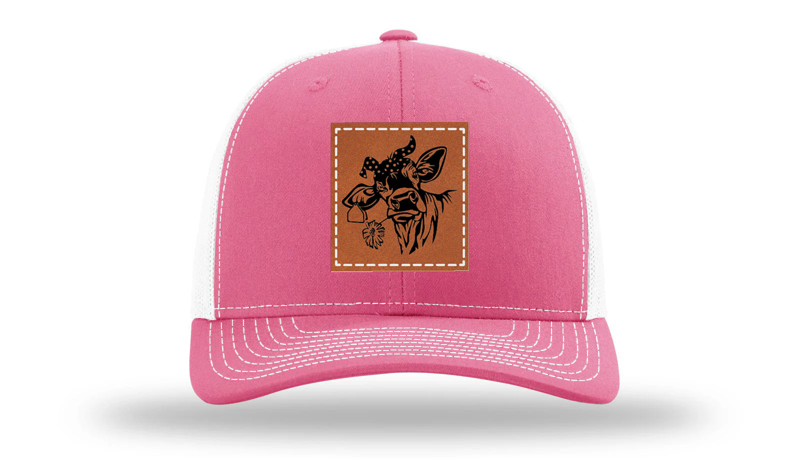 Sassy Cow with Bandana Leather Patch Richardson 112 Hat - Image 23