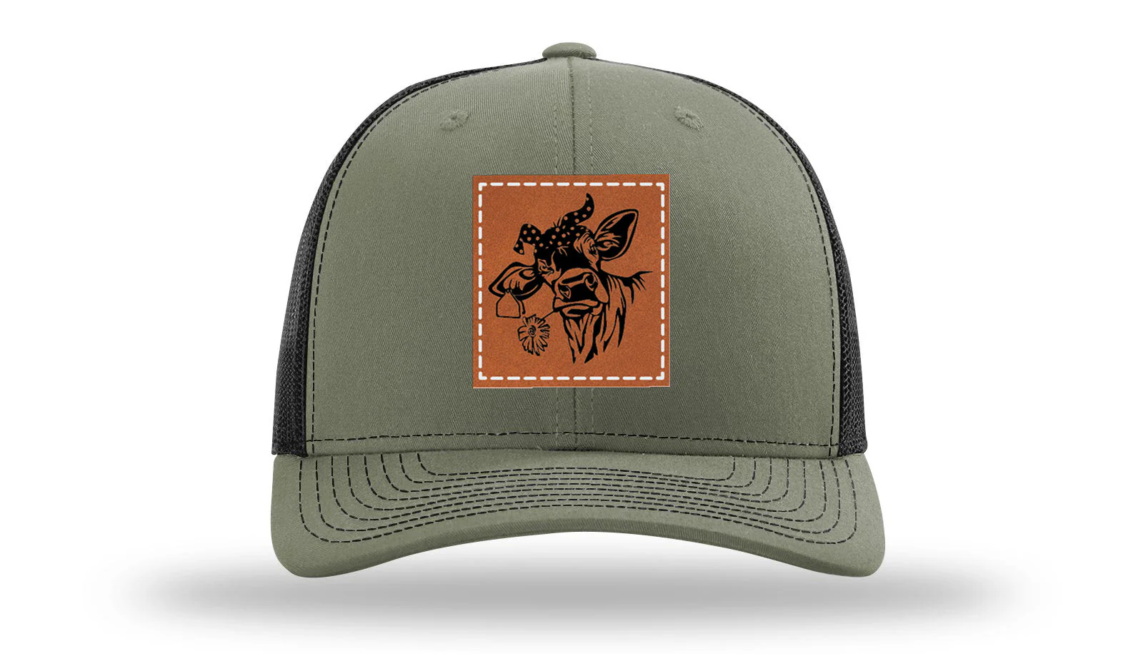 Sassy Cow with Bandana Leather Patch Richardson 112 Hat - Image 25